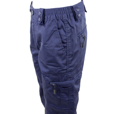 Pantalon D'école Garçon LSU - Coupe Slim, Taille élastique Tout Autour, Couleur Gris/noir