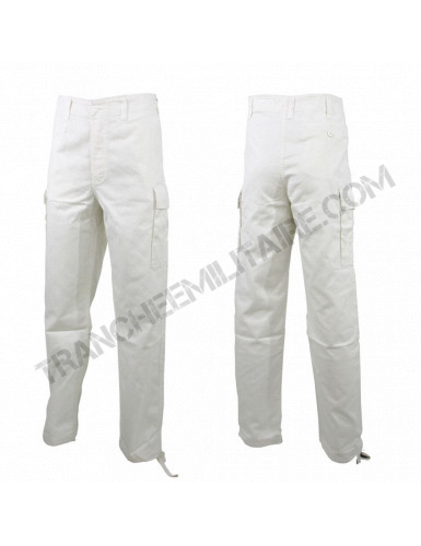 Pantalon Moleskine blanc