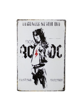 Plaque Bon Scott (ACDC)