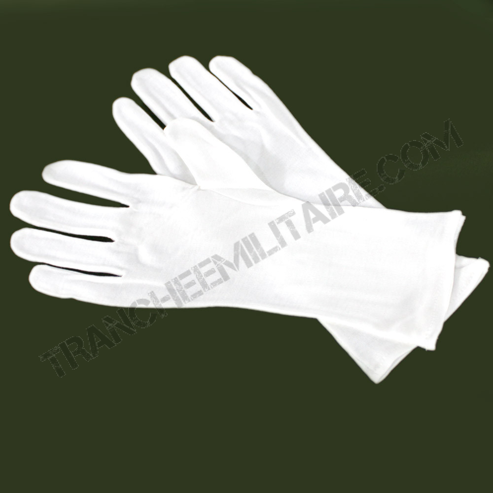 Paire de gants blancs pour les cérémonies