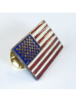 Pin's drapeau USA - La Tranchée Militaire