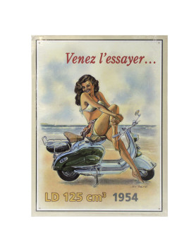 Plaque Vespa Lambretta