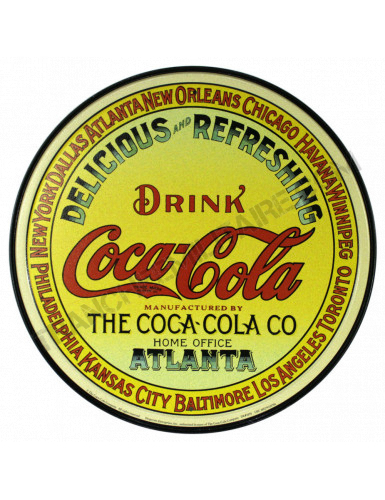 Plaque Coca USA