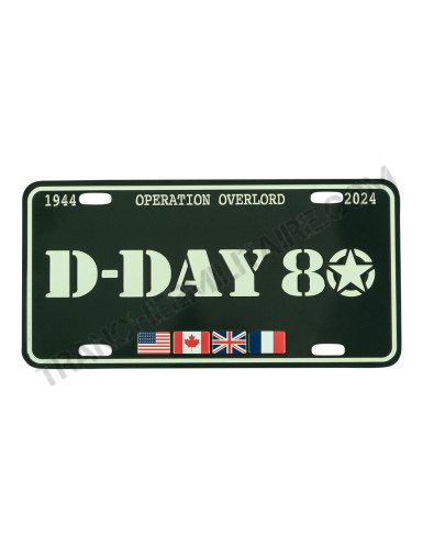Plaque D-Day 80