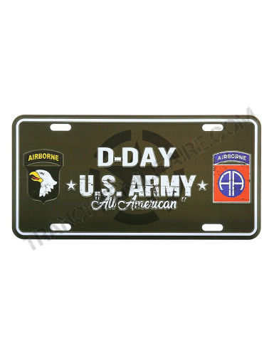 Plaque D-Day US Army