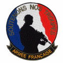 Ecusson Parachutistes "Soutenons nos troupes"