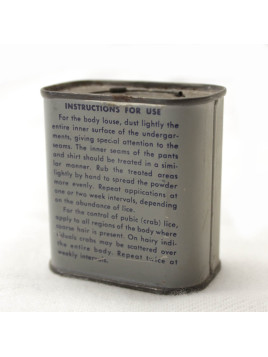 Poudre insecticide US Army