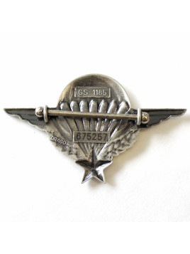 Brevet Militaire de Parachutisme (numéroté)
