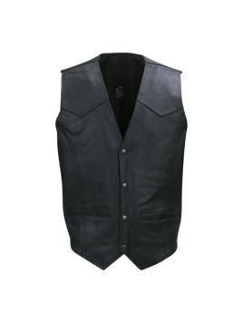 Gilet en cuir