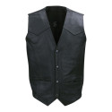 Gilet en cuir