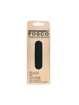 Lacet rond noir 160 cm pour rangers