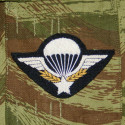 Brevet Parachutiste Indochine/Algérie (broderie en cannetille) 