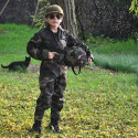 Combinaison Pilote camouflage woodland pour enfant