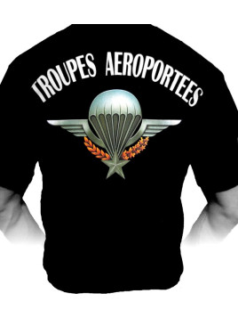 T-shirt Troupes Aéroportées (100% coton)