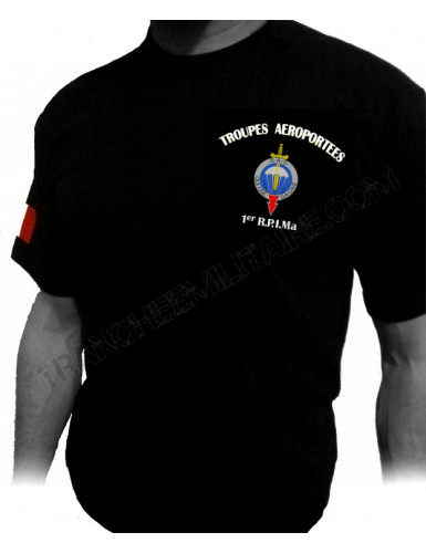 T-shirt 1er Régiment de Parachutistes d'Infanterie de Marine (Paratrooper Inc)