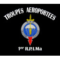 T-shirt 1er Régiment de Parachutistes d'Infanterie de Marine (Paratrooper Inc)