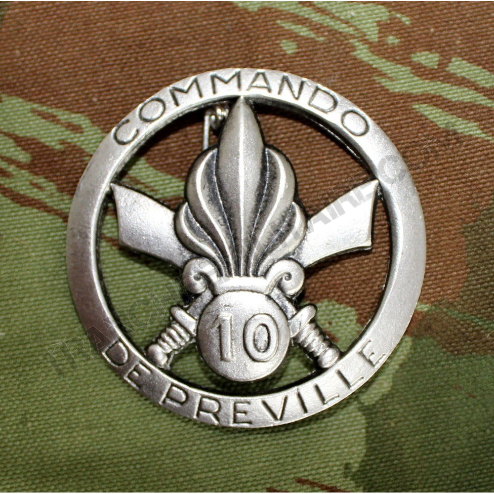 Insigne de béret Commando de PREVILLE (Légion 2ème BEP)