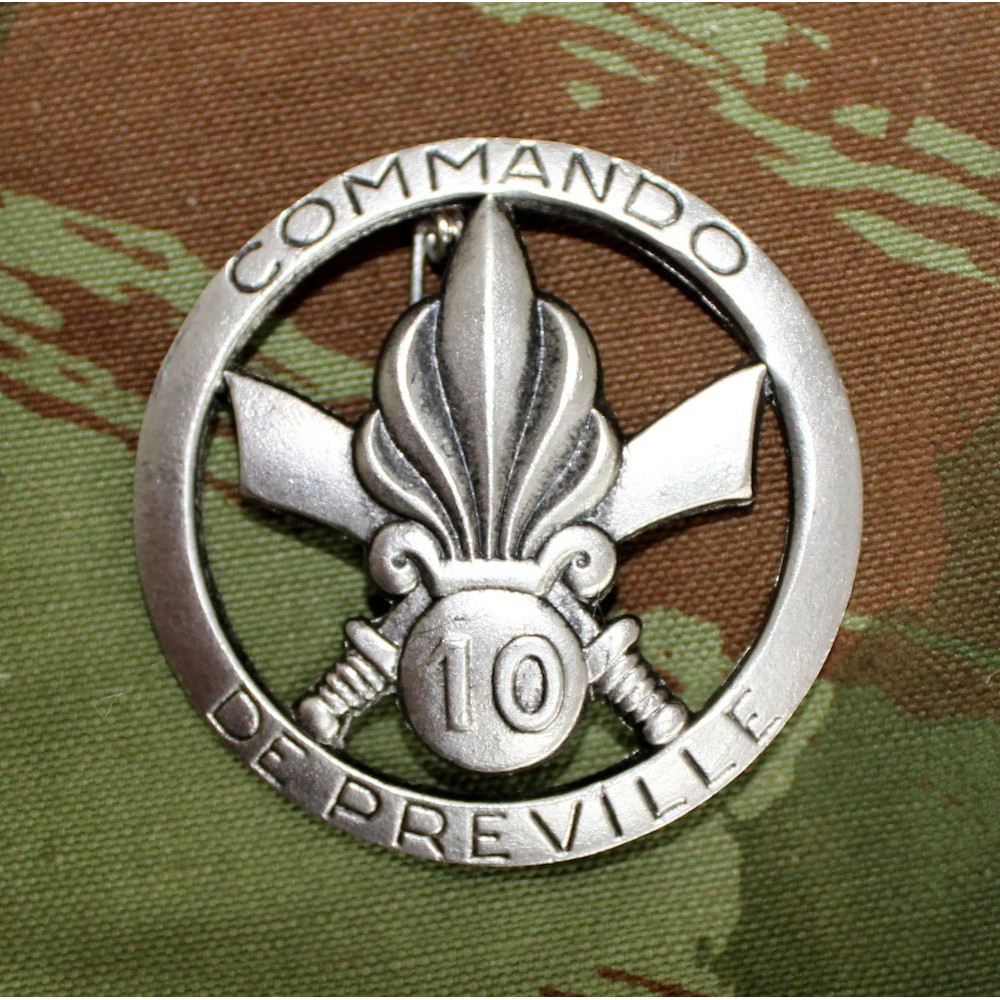 Insigne de béret Commando de PREVILLE (Légion 2ème BEP)