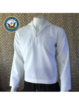 Marinière blanche US Navy