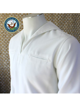 Marinière blanche US Navy