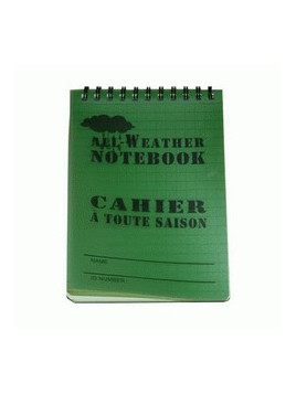 Carnet tous temps waterproof (10*15 cm)