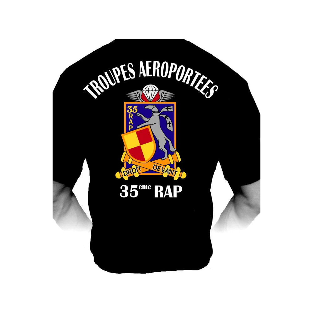 T-SHIRT 35ème RAP (Régiment d'Artillerie Parachutiste)