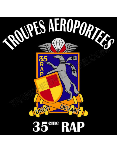 T-SHIRT 35ème RAP (Régiment d'Artillerie Parachutiste)