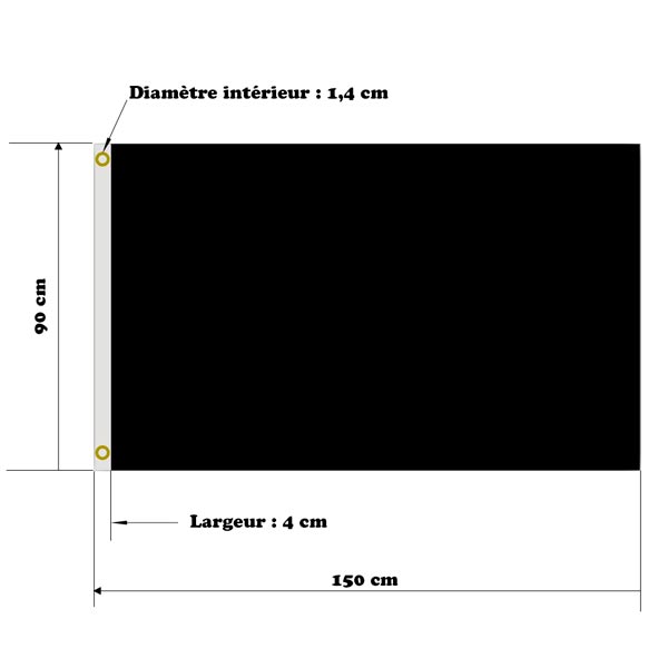 Dimensions drapeau